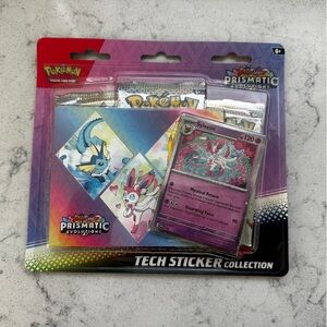 Pokemon Prismatic Evolutions Tech Sticker Collection (Sylveon)